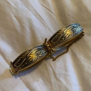 Vintage Damascene bracelet